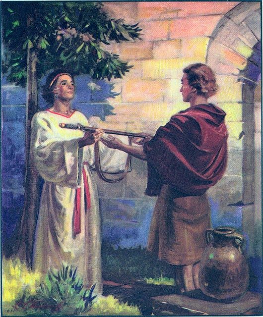 530x640 Unam Sanctam Catholicam Were David And Jonathan Homosexuals - Jonathan And David Painting