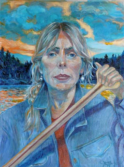 432x578 Joni Mitchell - Joni Mitchell Painting