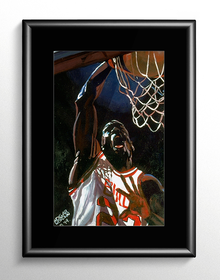 706x898 Michael Jordan Basketball Painting Air Jordan - Jordan Painting