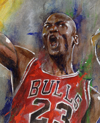 Jordan Painting at PaintingValley.com | Explore collection of Jordan ...