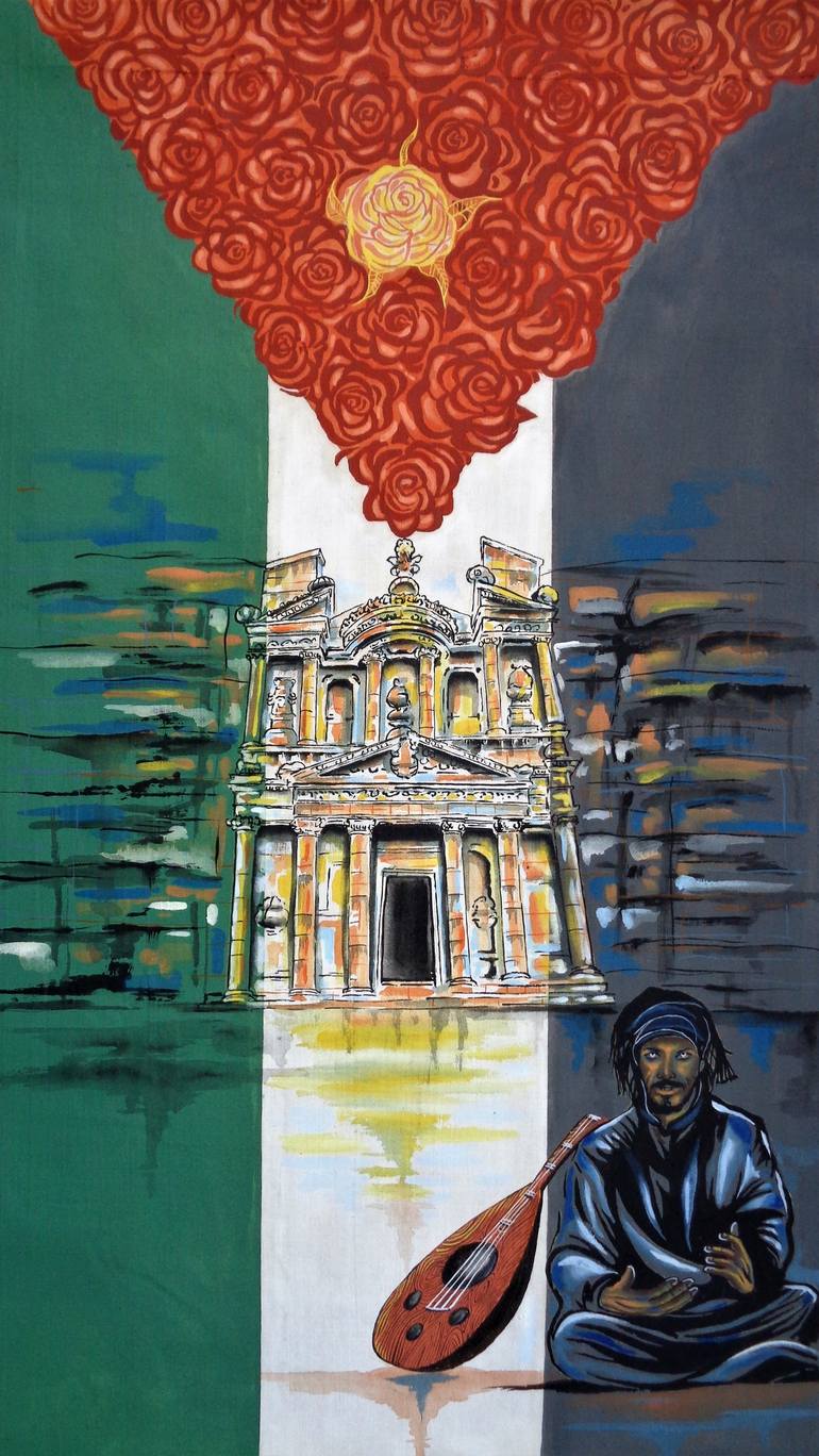 770x1368 Saatchi Art Jordan. Painting By Oliver Martin - Jordan Painting