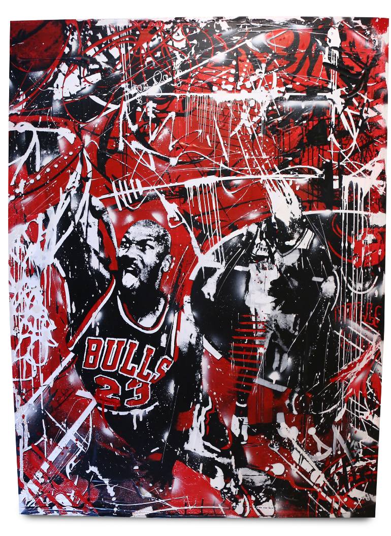 770x1055 Saatchi Art Michael Jordan Painting By Devon Almarinez - Jordan Painting