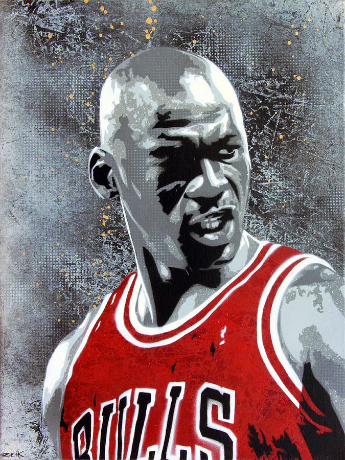 675x900 Jordan Painting By Bobby Zeik - Jordan Painting