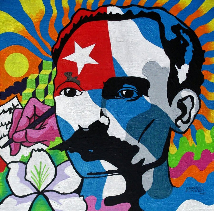 899x888 Jose Marti By Gerardogomez - Jose Marti Painting