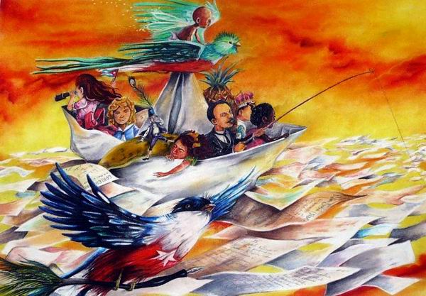 600x417 And The Dignity Of Passions - Jose Marti Painting