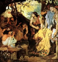 236x253 Genesis 29 10 When Jacob Saw Rachel, The Daughter Of His - Joseph And The Coat Of Many Colors Painting