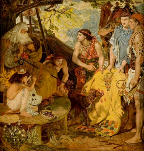 581x611 Who Was Joseph Of Egypt In The Bible Book Of Genesis - Joseph Coat Of Many Colors Painting