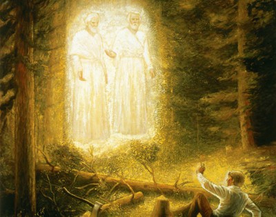 400x314 Multiple First Vision Accounts Indie Mormon - Joseph Smith First Vision Painting
