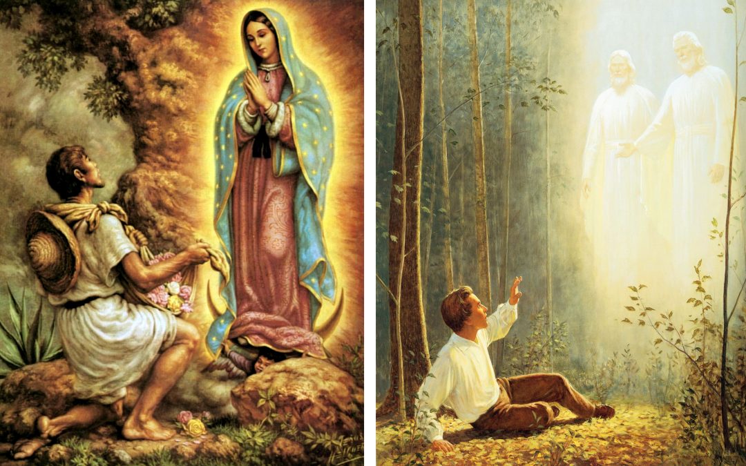 1080x675 Our Lady Of Guadalupe, The Divine Feminine, And Joseph Smith'S - Joseph Smith First Vision Painting
