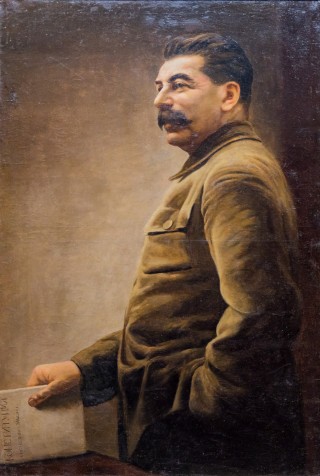320x476 Mysterious Stalin Portrait Has Moscow Museum Stumped The Calvert - Joseph Stalin Painting