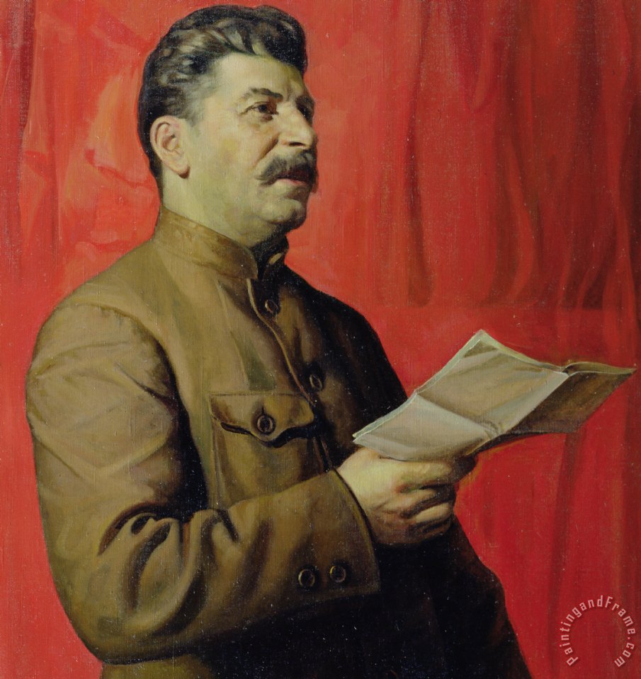 905x960 Isaak Israilevich Brodsky Portrait Of Stalin Painting - Joseph Stalin Painting
