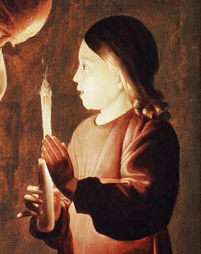 395x500 St Joseph The Carpenter Detail Of The Georges De La Tour As Joseph - Joseph The Carpenter Painting