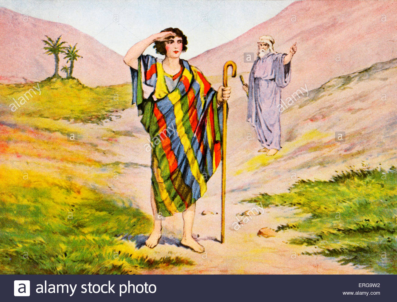 1300x990 Joseph And His Coloured Coat - Josephs Coat Painting