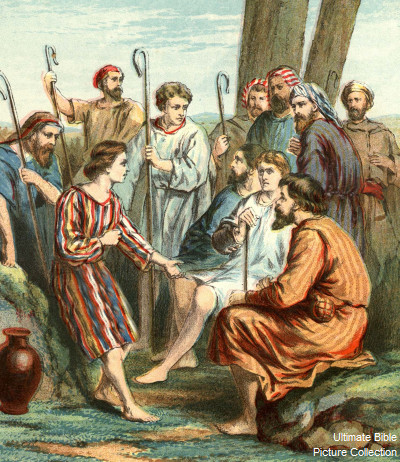 400x462 Prayer Joseph Into Egypt Abiding In The Vine - Josephs Coat Painting