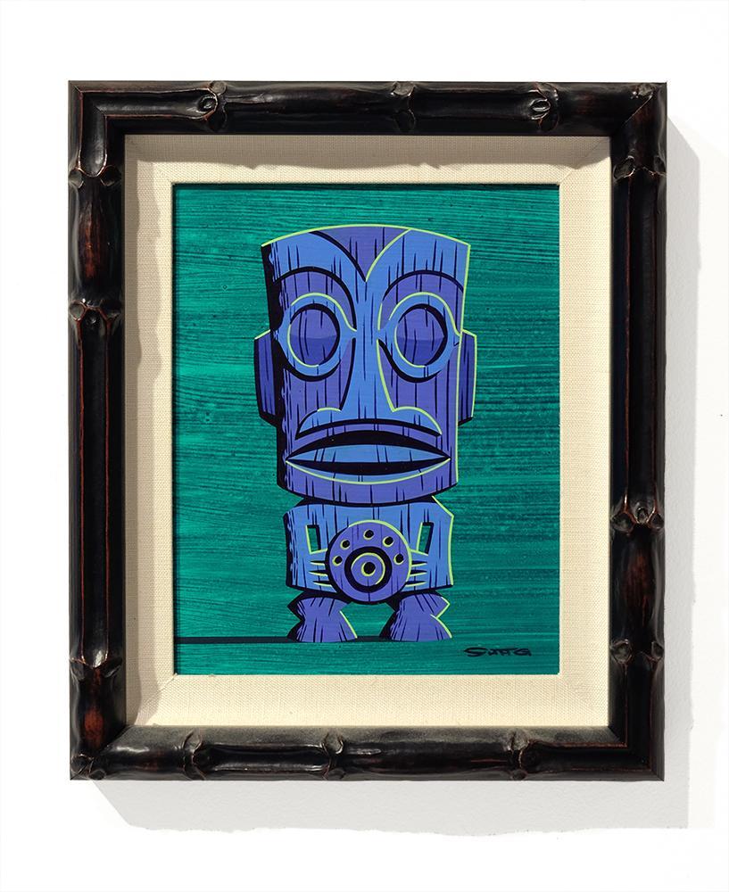 817x1000 Josh Agle Unauthorised Original Art Watch - Josh Agle Original Painting