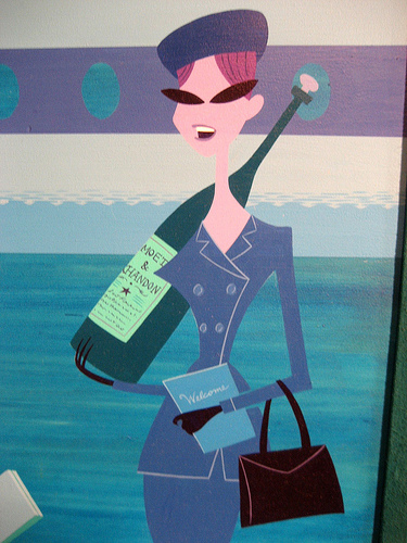 375x500 Shag (Aka Josh Agle) Stopover - Josh Agle Original Painting