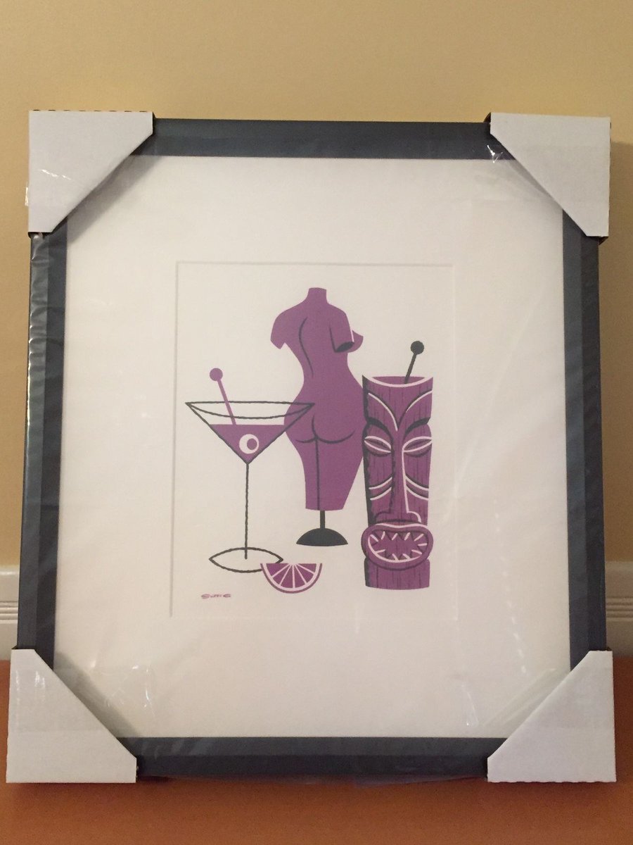 900x1200 Harley Partman On Twitter - Josh Agle Original Painting