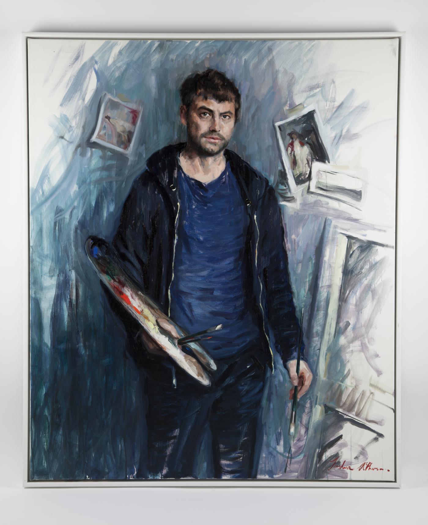 1400x1719 Josh Mcpherson Waverley Woollahra Art School - Josh Painting