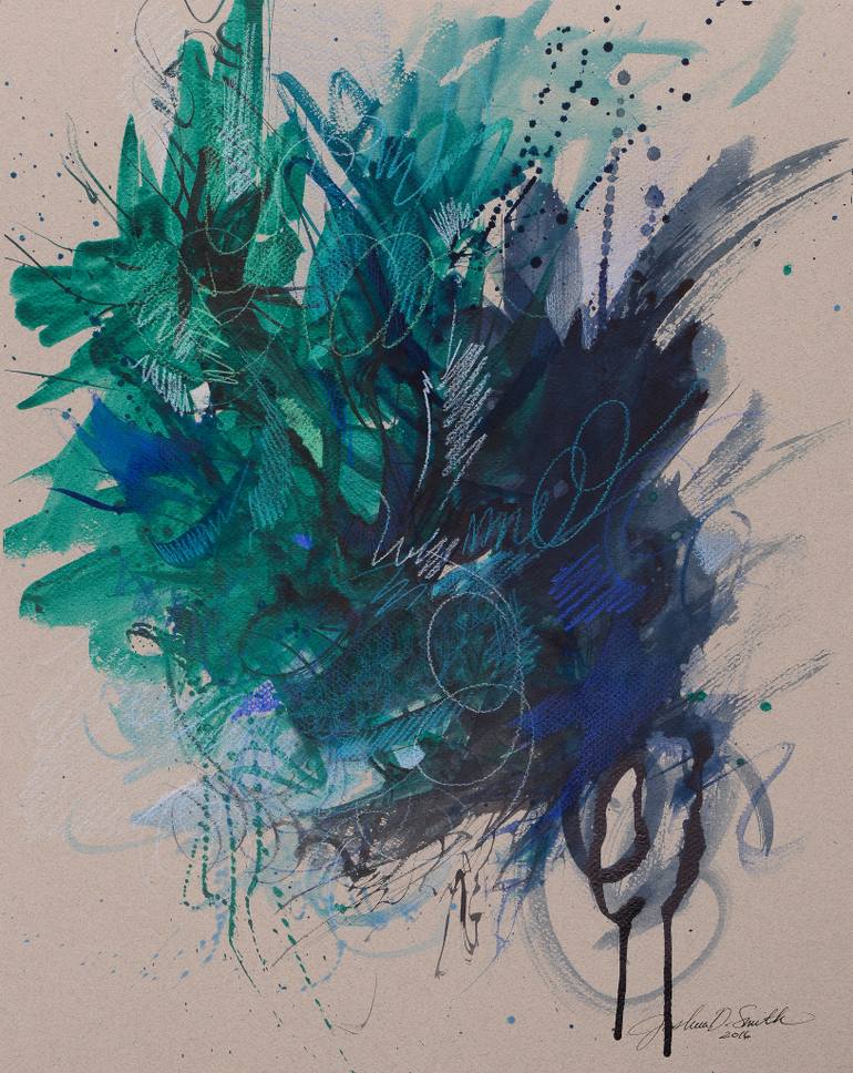 770x968 Saatchi Art The Blue Shape Painting By Joshua Smith - Josh Smith Painting