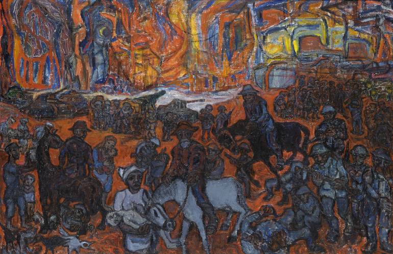 770x498 Saatchi Art Journey Of The Magi (1) Painting By Alfred Nussbaum - Journey Of The Magi Painting