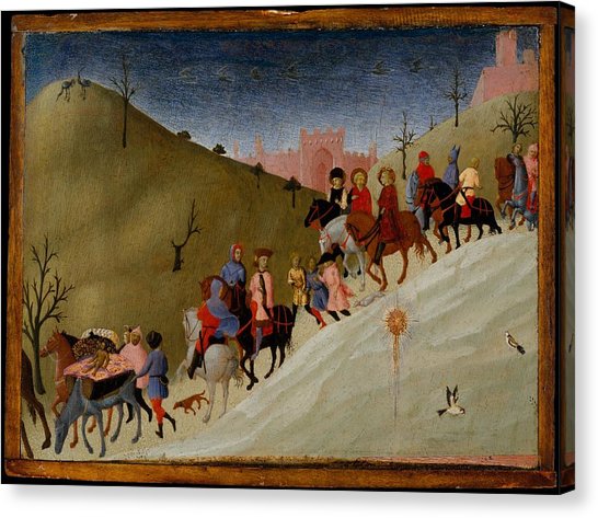 546x473 The Journey Of The Magi Painting By Sassetta - Journey Of The Magi Painting