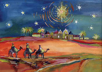 350x248 The Journey Of The Magi - Journey Of The Magi Painting