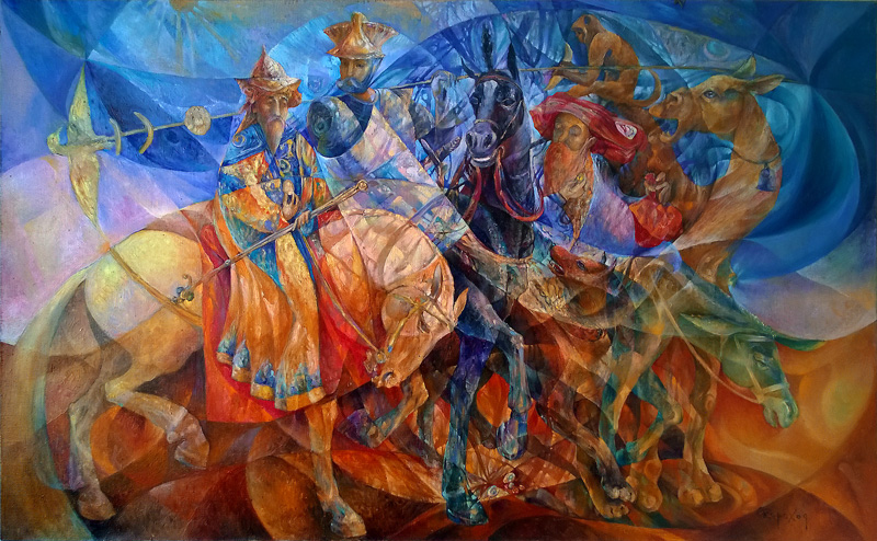 800x494 Alexey Scorohod - Journey Of The Magi Painting