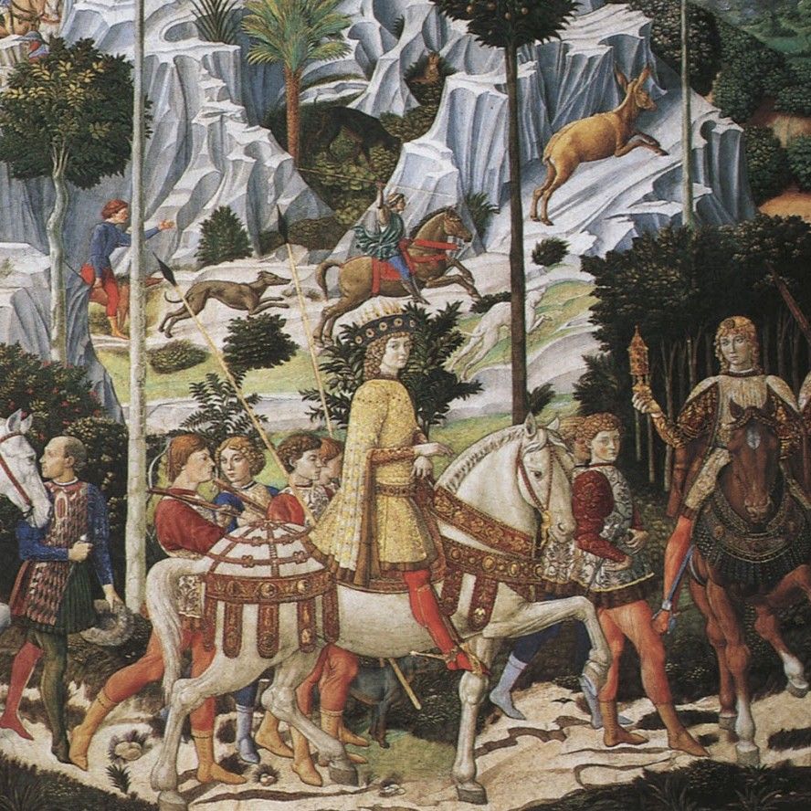 888x888 Benozzo Gozzoli, The Journey Of The Magi, 1459 61 9 Painting - Journey Of The Magi Painting