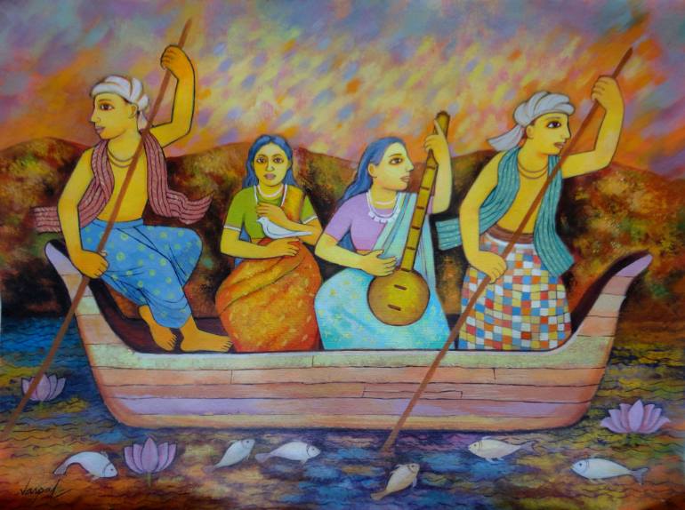 770x574 Saatchi Art The Journey Painting By Jaspal Singh - Journey Painting