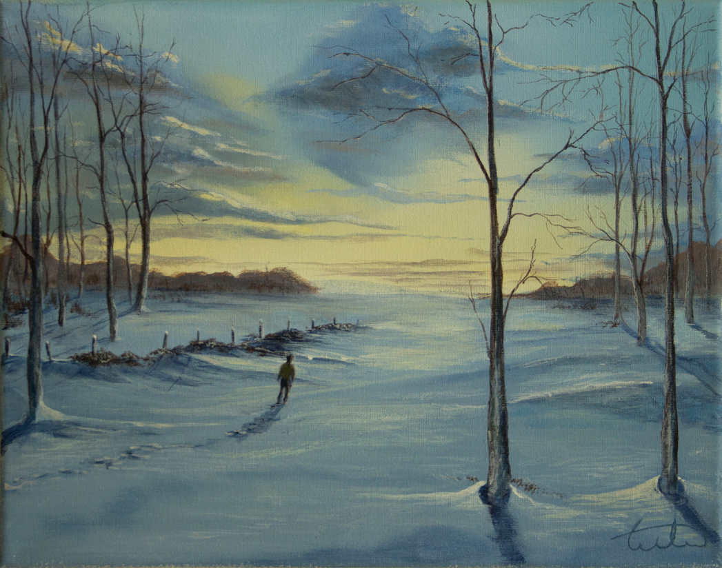 1047x824 Alan Kingwell Inspired Creative Waters Art - Journey Painting