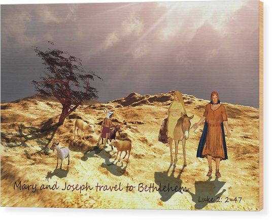 536x433 The Journey To Bethlehem Painting By Valerie Anne Kelly - Journey To Bethlehem Painting