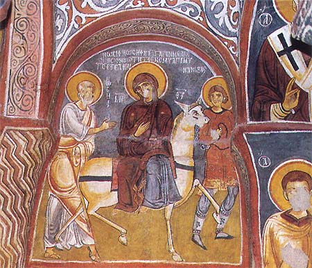 450x386 The Journey To Bethlehem - Journey To Bethlehem Painting