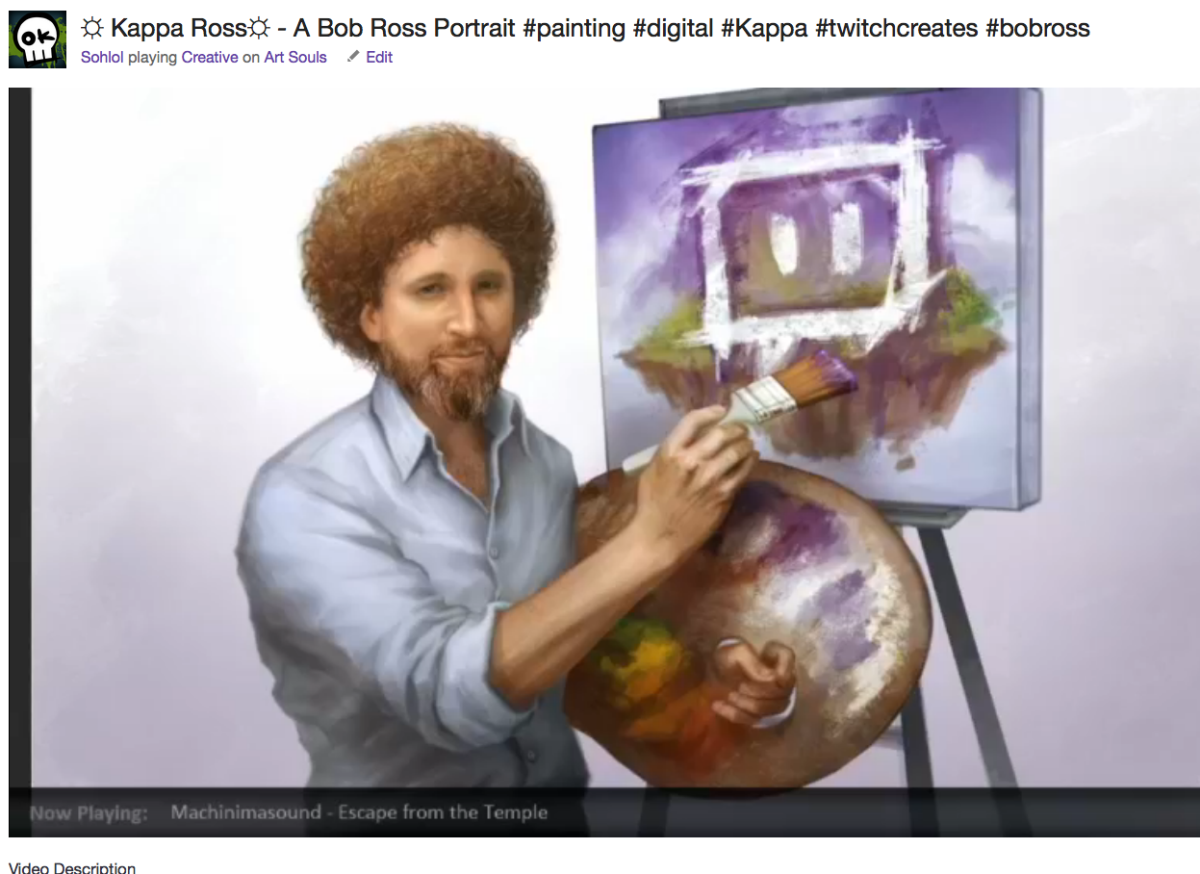 1200x874 Twitch Expands Its Creative Channel, Now Streaming Bob Ross' - Joy Of Painting