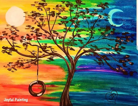 450x344 Lincoln Masonic Lodge To Host Joyful Painting Fundraiser June 23 - Joyful Painting