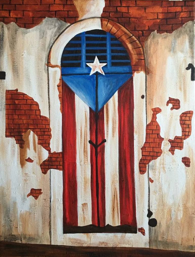 770x1013 Saatchi Art La Puerta Del Viejo San Juan Painting By Joabel Ortiz - Juan Painting