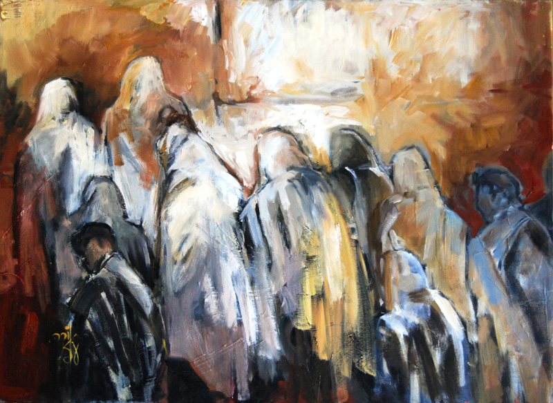 800x583 Paintings Judaica - Judaica Painting