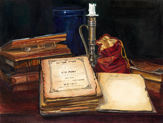 331x250 Chava Roth Judaica Art Gallery - Judaica Painting