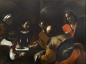 300x225 Thirty Pieces Of Silver - Judas Betrays Jesus Painting