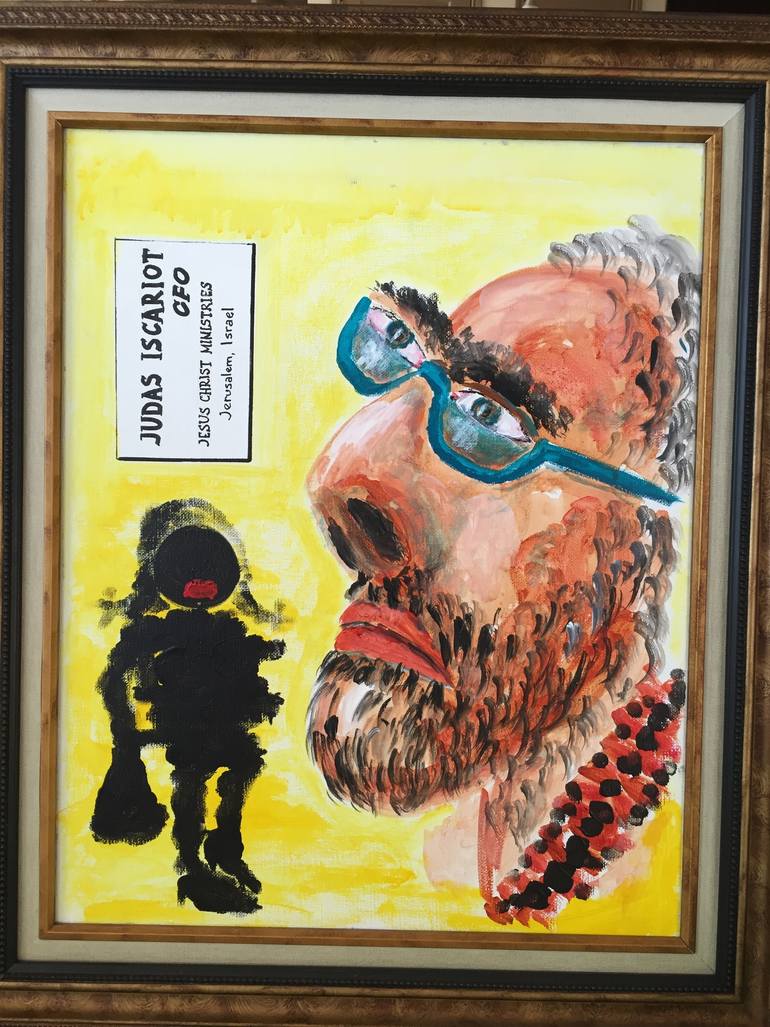 770x1027 Saatchi Art On Behalf Of Jesus Name I Sell Judas Iscariot - Judas Iscariot Painting