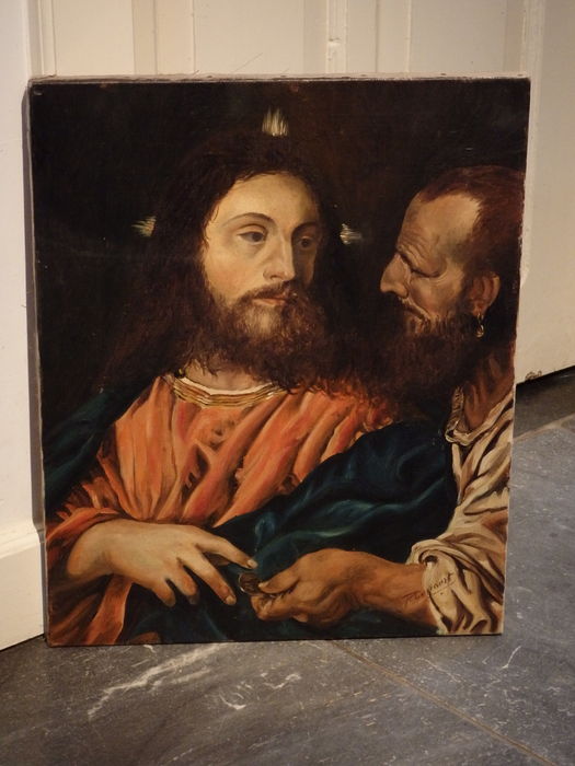 525x700 Wonderful Religious Painting - Judas Painting