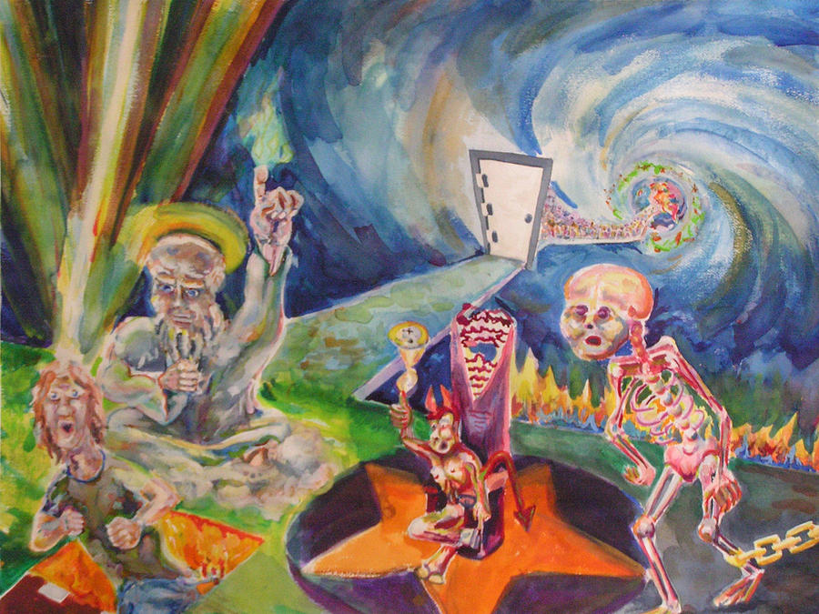 900x675 Judgement Day Painting By Mark Sharer - Judgement Day Painting