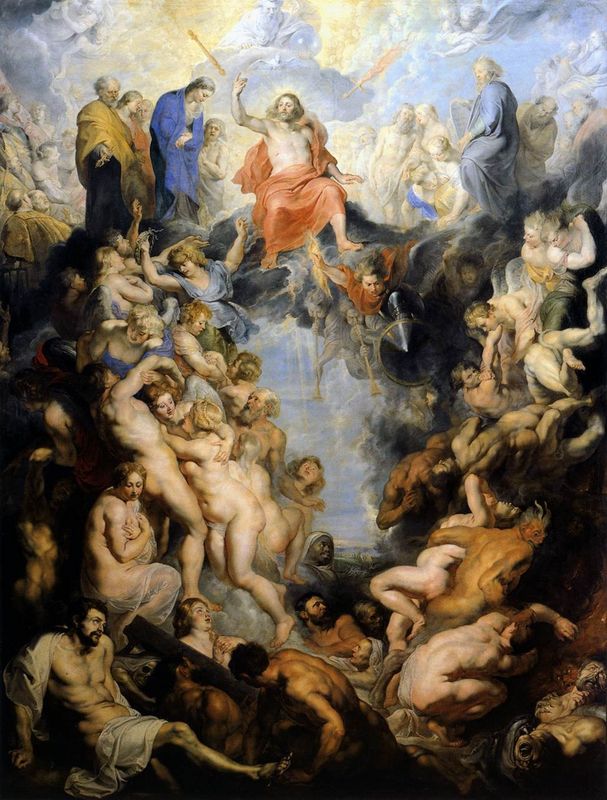607x800 Altarpiece Of The Last Judgement - Judgement Day Painting