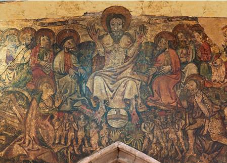 449x322 Holy Trinity Church, Coventry Medieval Painting Of The Last Judgment - Judgment Day Painting