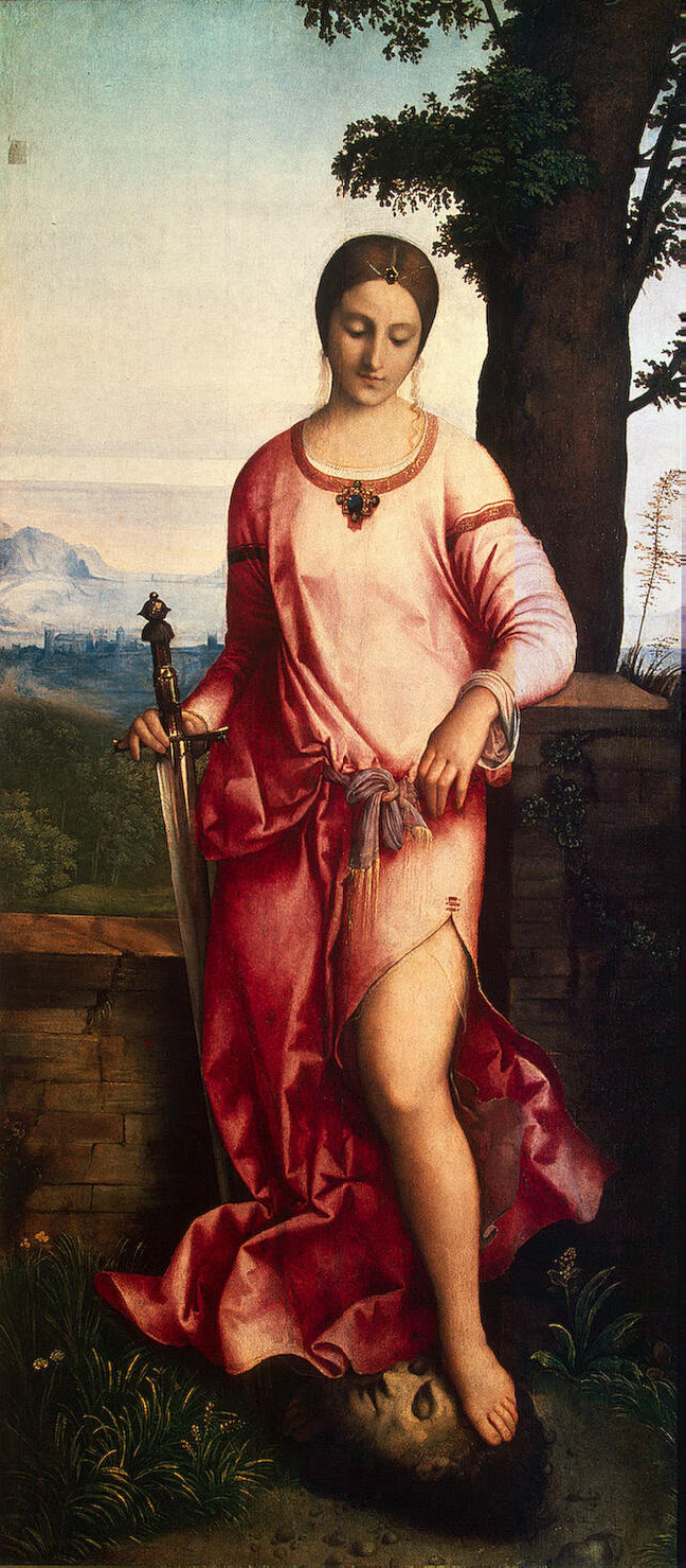 648x1479 Judith (Giorgione) - Judith Painting