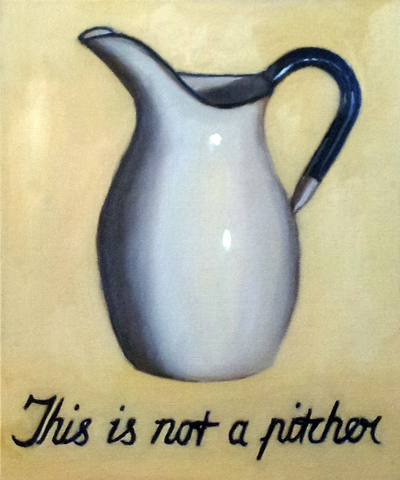 400x480 Painting A Day T. J. Murphy The Treachery Of Pictures Iii - Jug Painting