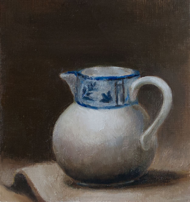 625x665 White Jug Copy Sketchtesting - Jug Painting