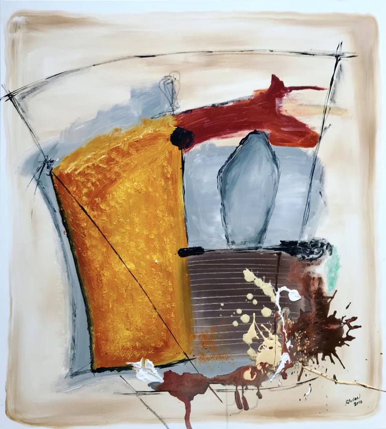 770x856 Saatchi Art Time For Orange Juice Painting By Patricia Slosiar - Juice Painting