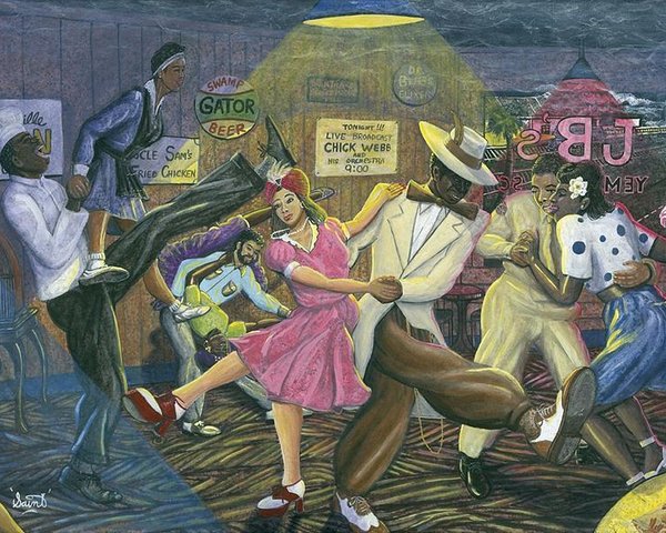 Juke Joint Painting at PaintingValley.com | Explore collection of Juke ...