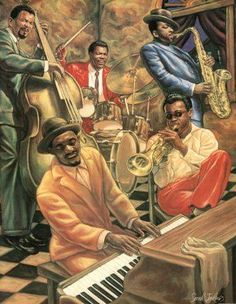 236x304 Sarah Jenkins African American Artists African - Juke Joint Painting