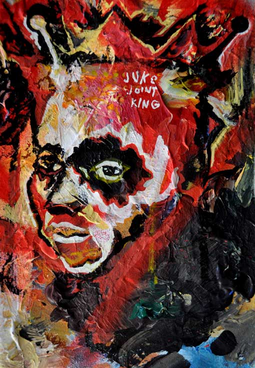 510x736 Atlanta Artist Corey Barksdale Acrylic Artist Paintings - Juke Joint Painting